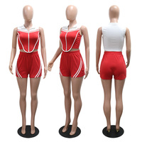   Nouvelle Collection 2026 – Ensemble Deux Pièces Décontracté et Tendance pour Femme : Personnalisation du Logo, Sans Manches, Idéal Fitness et Mode Sexy