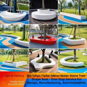 Duke Industries Grc Concrete <b>Bench</b> Outdoor Patio <b>Bench</b> Fiberglass Frame Durable For Commercial Spaces - Product Image 4