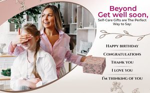 Lujoso Set de Regalo de Spa para Cumpleaños para Mujeres con Jabón de Rosas y Velas Relajantes, Set de Regalo Personalizado para Tía, Amiga o para después de la Cirugía - Product Image 6