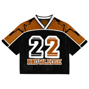 Camisetas Casuales de Hip Hop para Hombre de Primera Calidad, Tejido de Spandex/Poliéster de 200g, Impresión Digital, Secado Rápido, Servicio OEM, Patchwork Personalizado - Product Image 6