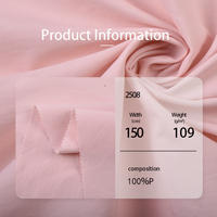 Tissu extensible quadridirectionnel 100% polyester 109GSM teint, respirant, séchage rapide, élastique, léger, résistant à l'abrasion, pour vêtements de sport pour filles