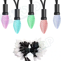 ETOP a mené des lumières de Noël extérieures C9 ampoule de lumières de fraise DC12V
