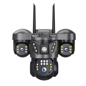 Cámara PTZ V380pro Tri View 1080p con Vista Panorámica de 360 Grados, Vigilancia WiFi para el Hogar con Visión Nocturna e Intercomunicador de Voz - Product Image 1