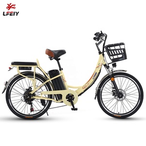 Bicicleta de 26 Pulgadas/Bicicleta Eléctrica Urbana de Diseño Clásico de 48 V y 350 W/Bicicleta Eléctrica/Bicicleta Eléctrica con Marco de Acero - Product Image 1
