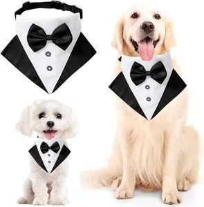 Tanpopo, pajarita ajustable, traje de niño, Collar de perro para mascotas pequeñas, medianas y grandes, boda, fiesta de cumpleaños, esmoquin, Bandana, estampado personalizado - Product Image 1