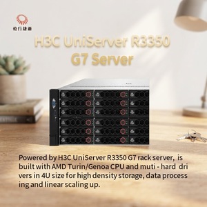 Serveur 2U haute performance H3C UniServer R3350 G7 12* DDR5 6400MT/s |   <span class=keywords><strong>RAID</strong></span> 0/1/5/6/10/50/60 Big Data & Analytics - Product Image 1