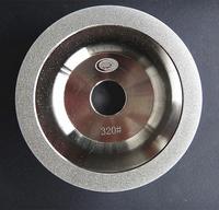 Meule diamantée en forme de coupe, taille personnalisée, pour meuleuse à outils, électro-plaquée, pour aluminium/acier, vente en gros en Chine, Jin