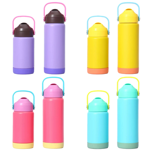 <span class=keywords><strong>Botella</strong></span> de Agua Infantil Moderna, Portátil, de Acero Inoxidable de Doble Pared con Aislamiento al Vacío, 12oz/18oz, Libre de BPA, Ecológica, Fabricación OEM/ODM - Product Image 1