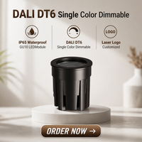 Module LED GU10 Monocouleur OEM ODM DALI DT6 7W Étanche IP65 pour Salle de Bain, Driver LED Marque Sunricher