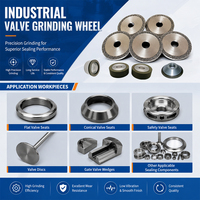 Meules à diamant CBN personnalisées pour le rectage de vannes, destinées aux machines industrielles de rectage de vannes, pour l'acier trempé et les alliages à base de nickel