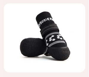 Zapatos para cachorros impermeables, antideslizantes, duraderos y transpirables; cubrezapatos de silicona para exteriores resistentes a la suciedad y antideslizantes. - Product Image 2