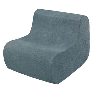 Bean Bag Chair <b>Sofa</b> Soft Faux Fur Removable Washable Cover No Assembly Anti Slip Bottom - Product Image 2