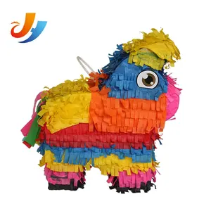 Children Birthday Favors Theme Party Decoration Candy Alpaca Small Toys Beating Wrapper Handmade Paper Pinata