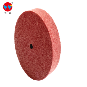 WEIYI 无纺布磨料栗色抛光轮 8 X 2 适用于不锈钢/铝/合金金属电镀工件 - Product Image 2
