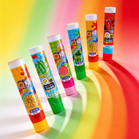 Tube de confiture et de bonbons en aluminium-plastique à motif de dessin animé préféré des enfants, avec bouchon à vis, pour les collations de loisirs des enfants, pack exclusif