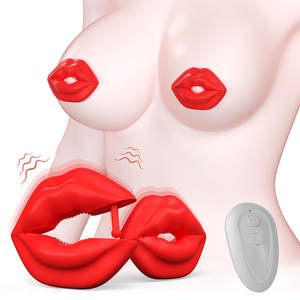 Pinzas vibradoras para pezones, vibrador de silicona con Control remoto, masajeador de senos BDSM, juegos invisibles para parejas, Juguetes sexuales para mujeres y adultos - Product Image 1