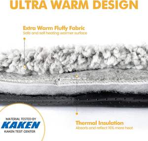 Cubierta extraíble, parte inferior antideslizante, lavable, cálida, térmica, autocalentable, cama para gatos, autocalentamiento, alfombrilla para perros y gatos - Product Image 4