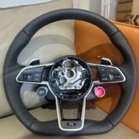 Personalizzazione di Fabbrica per Volkswagen Polo Golf Passat MK7 Mk6, Aggiornamento Volante Auto in Fibra di Carbonio con LED per Modelli Vecchi