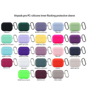 Peau de protection complète en silicone pour femmes et hommes avec porte-clés LED avant visible pour étui <span class=keywords><strong>AirPods</strong></span> <span class=keywords><strong>Pro</strong></span> - Product Image 4