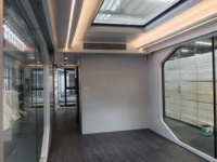 Maison préfabriquée de conteneur d'hôtel de capsule de l'espace de camping écologique faite de panneau "sandwich"