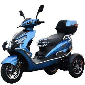 Tricycle électrique tout-en-un |   Tricycle à batterie pour le transport scolaire, les balades de loisirs et le transport de marchandises légères - Product Image 5