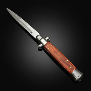 มีดพับ OK-4023 Tactical EDC สำหรับเอาตัวรอดกลางแจ้ง ด้ามเรซิ่น สไตล์อิตาลีคลาสสิก ลายมาเฟียอิตาลี ขนาด 13 นิ้ว รุ่น Akc - Product Image 1