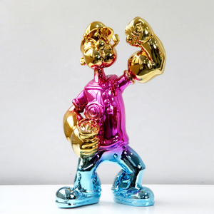 Precio al por Mayor, Decoración para el Hogar con Diseño <span class=keywords><strong>de</strong></span> Popeye, Resina <span class=keywords><strong>de</strong></span> Fibra <span class=keywords><strong>de</strong></span> Vidrio para Esculturas Artísticas, Nuevo Producto - Product Image 1