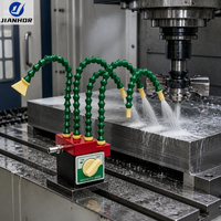 Tuyau de pulvérisation de liquide de refroidissement à base magnétique, 5 sorties, avec interrupteur marche/arrêt pour l'alimentation en liquide de refroidissement des machines CNC