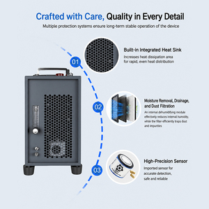 Carbon Monoxide CO and Gas Detector Alarm Pump Gas Analyzer for Flue Gas & High Temperature Environments - Product Image 3