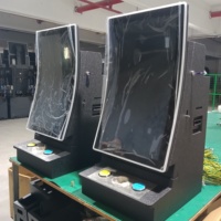 MIRACLE NEW Machine de jeu de table tactile incurvée de 27 pouces, personnalisée en usine, borne de jeu de bureau