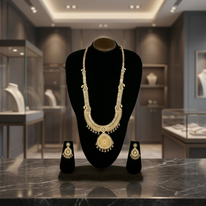 Wholesale Brass 14K 18K 24K Gold Plated Women's Fashion <b>Long</b> <b>Necklaces</b> Traditional Jewelry Wedding Oro Joyeria - Product Image 4