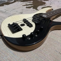 Guitare basse 4 cordes Butterfly-Bass à connexion séparée, corps Yin et Yang, manche en érable, EMG Bass