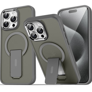 Hot bán <span class=keywords><strong>PC</strong></span> <span class=keywords><strong>TPU</strong></span> 2 trong 1 Bracket Cover quay lại đối với Samsung Galaxy S23 S24 siêu Matte Frosted sang trọng từ trường hợp điện thoại - Product Image 6