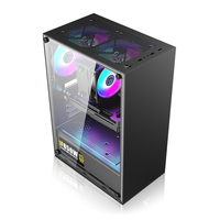 High Quality Black Atx Towers Gaming Computer Cases Desktop Gaming Cabinet PC Case