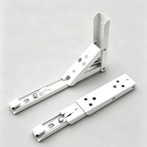 Soporte Plegable para Estante, Soporte Triangular Plegable para Montaje en Pared, Ahorro de Espacio con 1.5 cm de Separación, Herrajes para Muebles para <span class=keywords><strong>Restauración</strong></span> de Muebles - Product Image 4