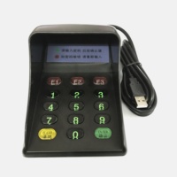 GHE 515 Keyboard Mini Ergonomis USB 2.0 Desktop Baru dengan Layar LCD, Anti Sadap Suara, Tahan Air, Tahan Tumpahan, Tombol Pin Numerik
