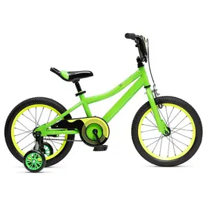 Bicicleta para niños con marco de acero de 16 pulgadas, con freno trasero y pinza delantera, bicicleta para niños