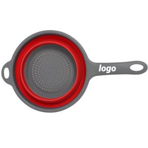 Panier filtrant à eau en silicone écologique et sans danger, pliable, pour fruits et légumes, avec fonction d'égouttoir - Product Image 1