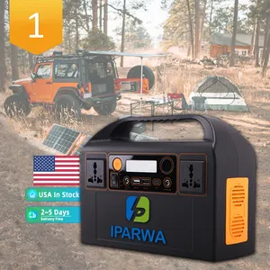 Camping extérieur Lifepo4 batteries batteries batteries, générateur solaire charge Station d'alimentation Portable 300w 1000w 3000w