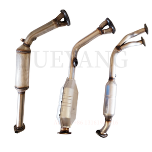 Piezas de escape automático, convertidor catalítico al por mayor de coche de escape para Toyota Prado Land Cruise, Colector de motor automático Euro1 Euro4 400 celdas, catalizador de cerámica, convertidor de escape de coche, convertidor catalítico al por mayor - Product Image 1