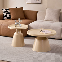 Ensemble table basse ronde de style nordique moderne pour petits espaces meubles de salon avec canapé table d'appoint balcon
