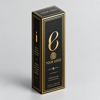 Boîte d'emballage cosmétique personnalisée, boîte en carton pliable avec impression de logo