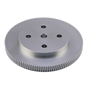 เฟืองเหล็กกล้าชุบแข็งแบบอะโนไดซ์สำหรับมอเตอร์โดรน ผลิตด้วยเครื่อง CNC ตามสั่ง พร้อมฟันเฟืองแบบโฮบบิ้ง และการอบชุบแข็งด้วยความร้อนระดับ 28-68HRC - Product Image 1