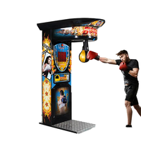 Jeu d'arcade de boxe Big Punch, machine de jeu de boxe électronique, machine de jeu sportive en métal dans un centre de jeux vidéo