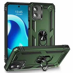 New Dual Layer Shockproof Car Magnetic Stand Cover For Motorola G31 G51 G71 G22 G30 G100 G50 G60 G60S G52 G200 4G 5G Case