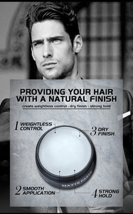 Pâte texturisante mate Barberpassion Private Label pour hommes, tenue forte, sans résidus et non grasse - Product Image 4