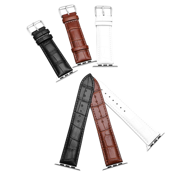 Luxury Vintage Genuine Leather Watch Strap 18/20/22mm Stainless Steel Buckle Breathable Calf Leather Universal for Various Watch