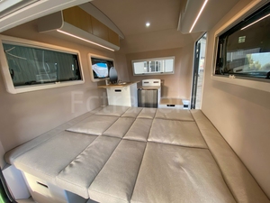 Nueva venta al por mayor Camper Trailer Caravan Off Road Trailer Travel RV Camper Van con cocina - Product Image 4