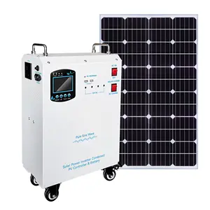 Factory direct sale movable solar electricity generating system for home System solar system with battery for home