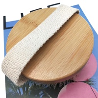 Brosse sèche de bambou et poils de Nylon, personnalisable avec Logo, 10 pièces